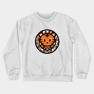 Year of the Tiger Bambu Brand Chinese New Year Zodiac Orange Red Fur Carnivore Gong Hay Fat Choi Money Red Envelopes Good Luck Fortune Crewneck Sweatshirt